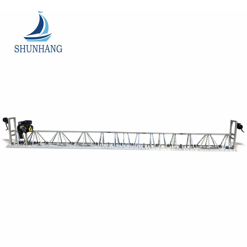 18m betongulv aluminium vibrerende truss -screed -maskine
