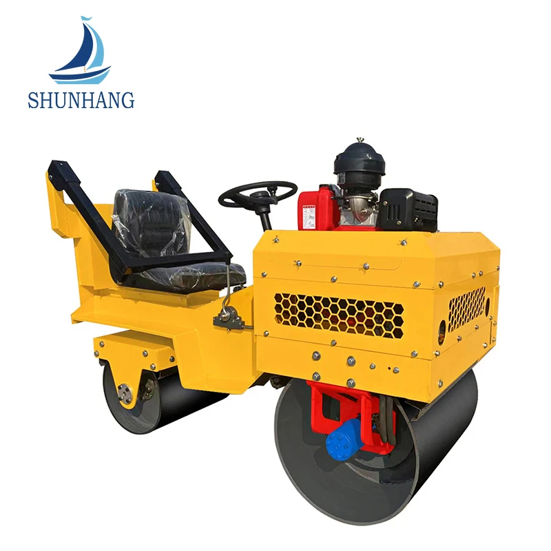 700 mm dobbelt trommekomprimering 2.8tons kørsel Road Roller